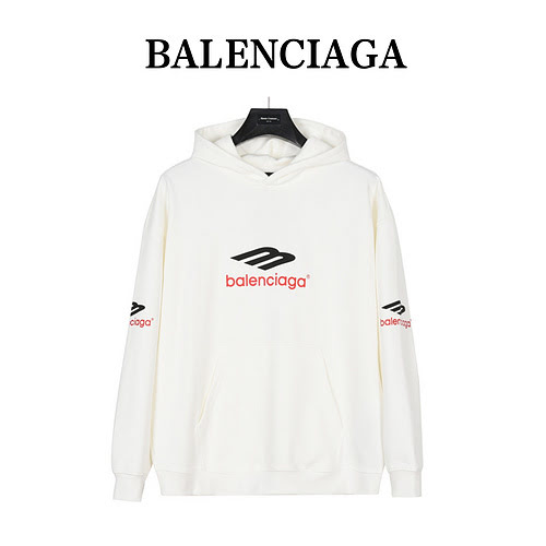 Felpa con cappuccio dalla silhouette ampia BLCGBalenciaga 23Fw 3B SPORTS ICON