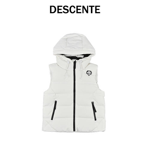 Gilet classico con cappuccio in piumino Descente