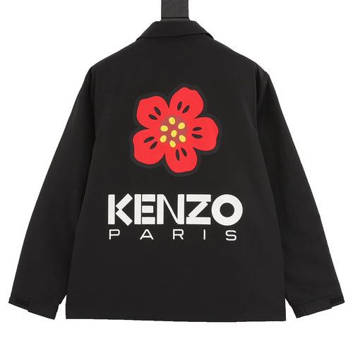 KENZO Kenzo KZ 23 Nuova giacca camicia stampata a fiori di begonia serie BOKE