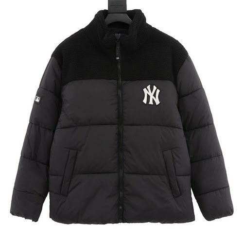 Giacca in cotone con impunture in agnello MLB 23FW NY