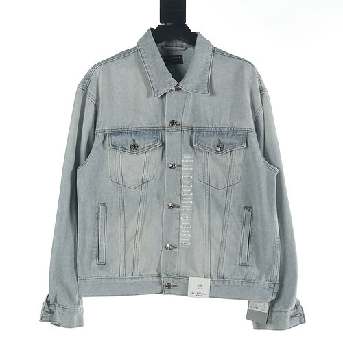 Giacca in denim con logo Balenciaga BLCG taglia 24SS