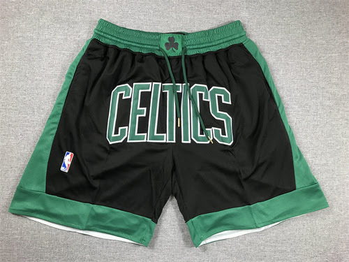 Pocket Pants Celtics Regular Black Basketball Pants
