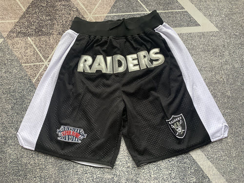 Pocket Pants NFE Raiders Black Basketball Pants