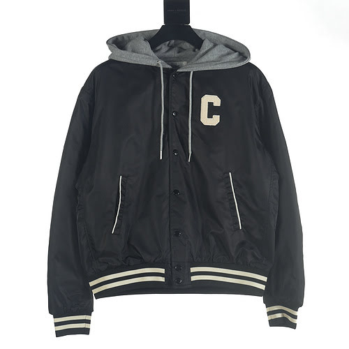 Giacca da baseball con cappuccio Celine CE 23FW Clabel