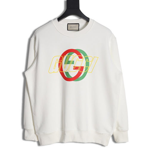 Felpa Gucci Gucci 23FW girocollo con stampa doppia G grande