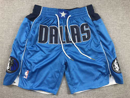 Pocket Pants Mavericks Regular Blue Basketball Pants