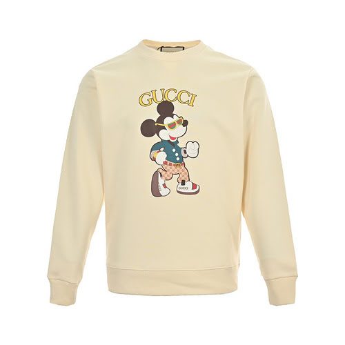 GucciFelpa girocollo Gucci 23Fw con stampa lettera Topolino