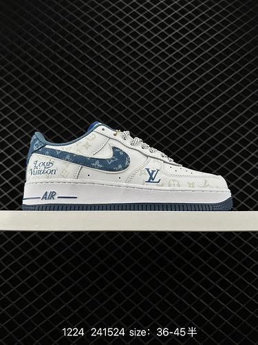 2 Nike Air Force Low Air Force 1 sneakers sportive casual versatili basse La combinazione di morbide