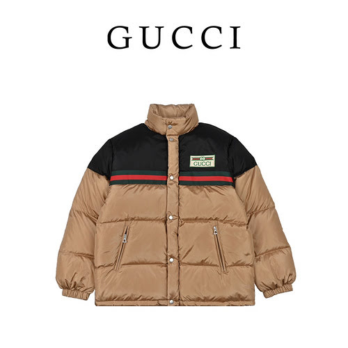 Piumino Gcci Gucci 22ss rosso e verde