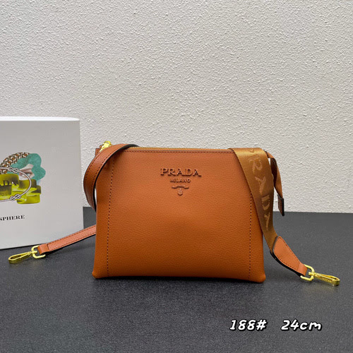 Borsa a tracolla PRADA realizzata in pelle bovina originale importata, borsa regalo di alta qualità,