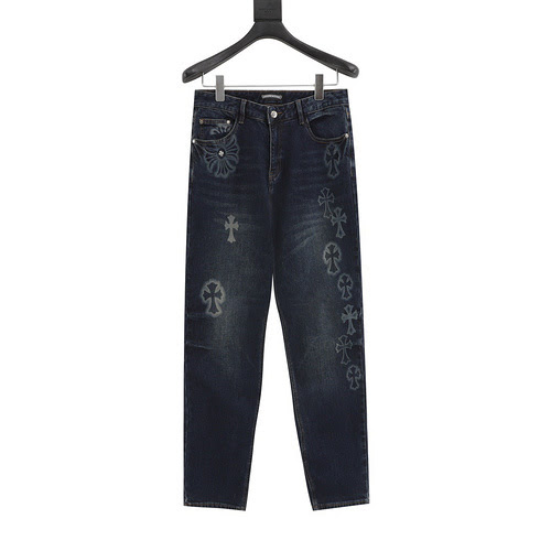 Pantaloni multicross in denim CH 23Fw