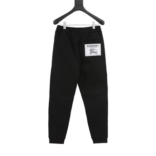 Pantaloni in felpa e pantaloni della tuta con logo patch BBR