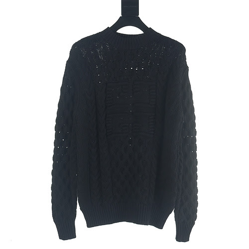 Maglione girocollo a spillo spesso GFC 23FW di Givenchy