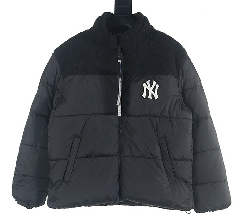 Giacca in cotone con impunture in agnello MLB 23FW NY