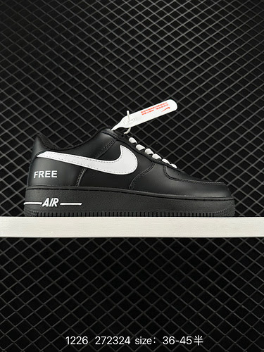 2 Nike Air Force Low Air Force 1 sneakers sportive casual versatili basse La combinazione di morbide