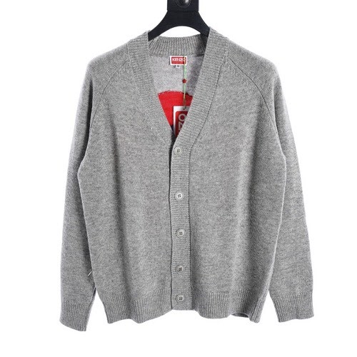 Cardigan maglione lavorato a maglia con retro floreale KZ 23FW