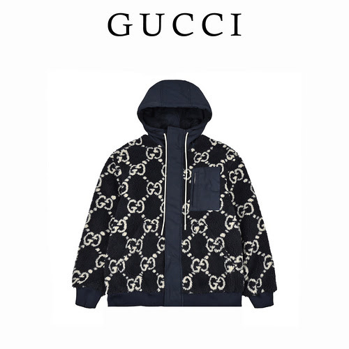 GUCCI Nuovo giubbotto in shearling casual di Gucci