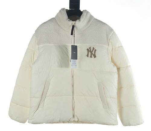 Giacca in cotone con impunture in agnello MLB 23FW NY