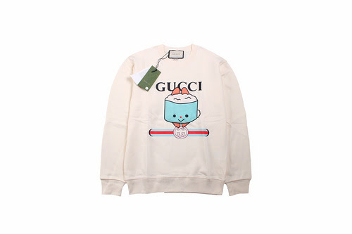 Felpa girocollo con stampa lettere cartoon Gucci 23Fw