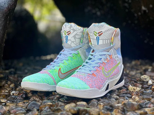 Nk Kobe9 What The KOBE Kobe 9 Rainbow Mandarin Duck High Top 678301904