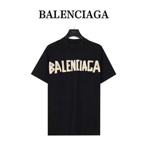 Blcg 23SS Balenciaga maniche corte in carta testurizzata