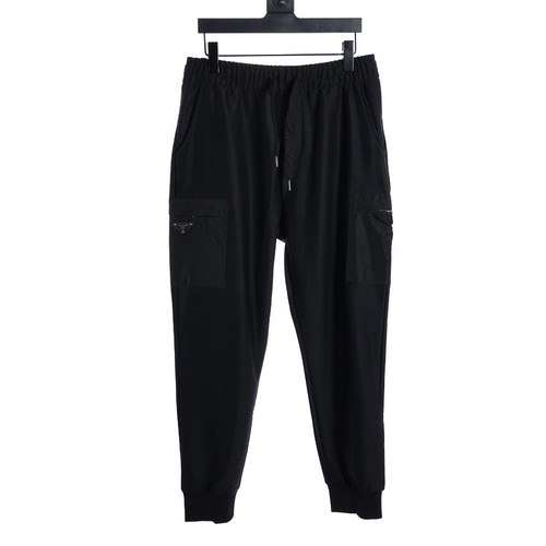 Pantaloni PRADA con tasche in nylon double side