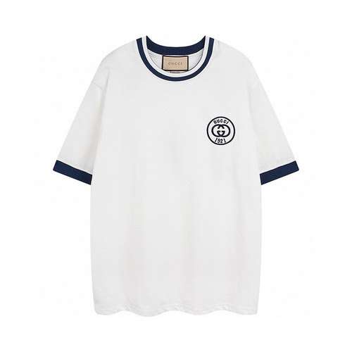 Tshirt ricamata con logo Gucci Gucci 23ss dell'ultima estate