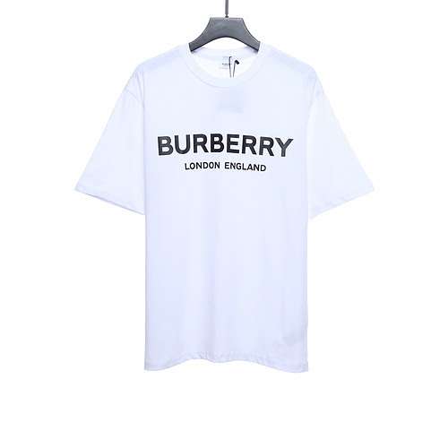 Maniche corte con stampa logo classico BBR Burberry