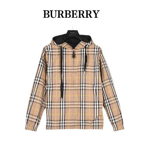 BBRBGiubbotto reversibile scozzese con cappuccio anni 23 di Burberry