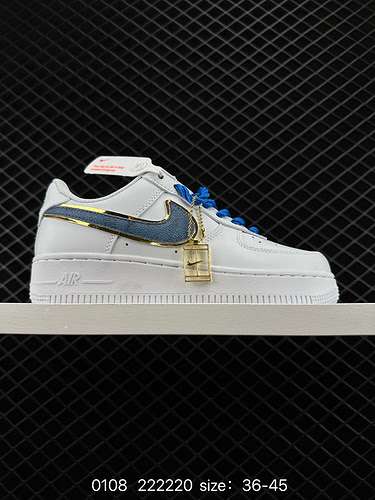 Autentiche scarpe da ginnastica sportive casual versatili Nike Air Force Low Air Force 1 basse La co