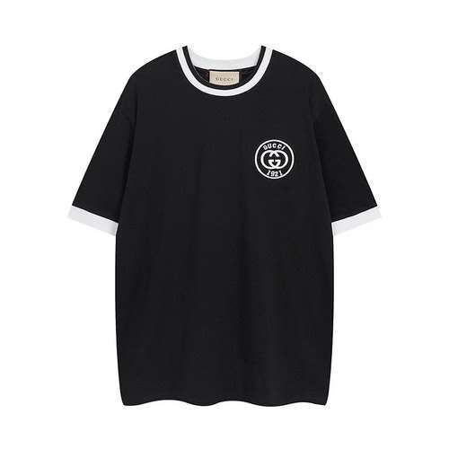 Tshirt ricamata con logo Gucci Gucci 23ss dell'ultima estate