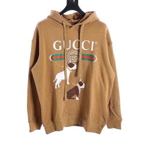 Felpa con cappuccio stampa GUCCI cuccioli