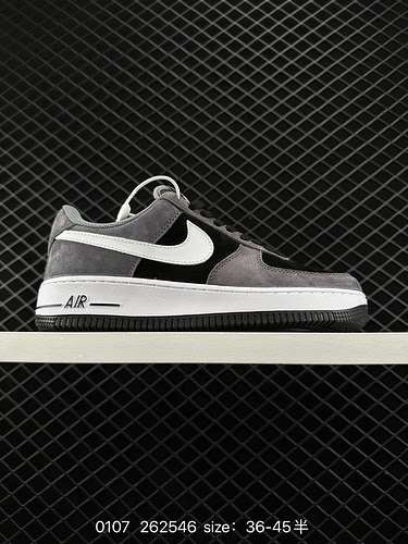 23 Nuovi prodotti autunnali e invernali Corporatelevel Nike Air Force Low 7 suede Colore grigio scur