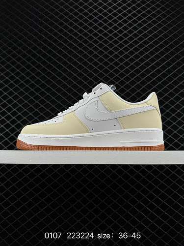 2 Nike Air Force Low Air Force 1 sneakers sportive casual versatili basse La combinazione di morbide