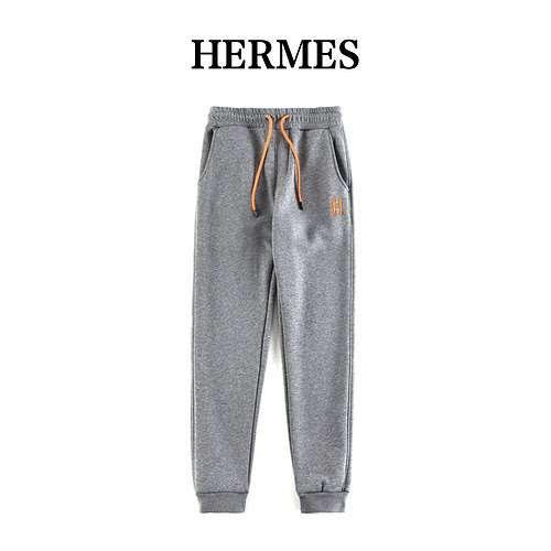 HERMES Hermès autunno e inverno serie in velluto ispessito classico triangolo logo leggings casual d