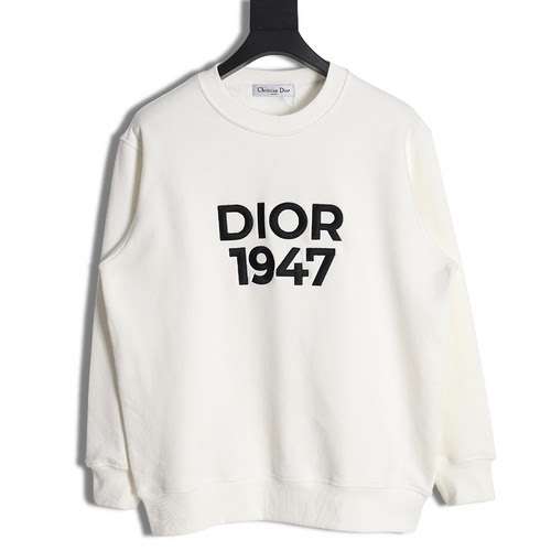 Felpa girocollo ricamata CD Dior 24SS1947