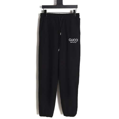 Pantaloni Gcci Gucci 24SS con lettera ricamata