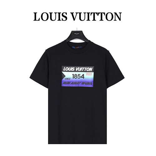 T-shirt a maniche corte stile coppia estiva LV Louis Vuitton con lettera LOGO