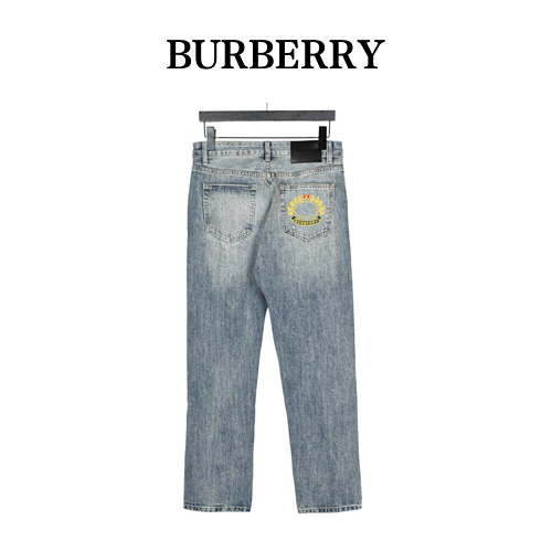 BBRJeans Burberry con spighe di grano ricamate