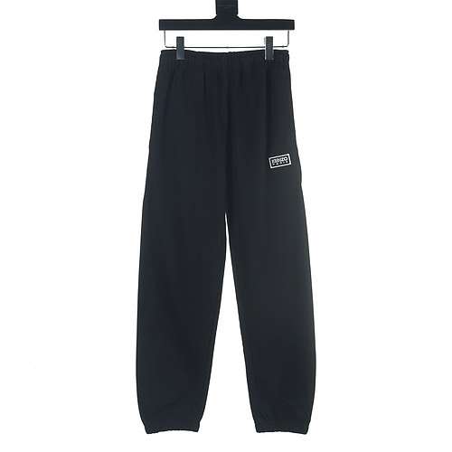 KENZO Kenzo KZ 24 inizio primavera nuovo prodotto pantaloni in felpa con lettere ricamate in bianco 