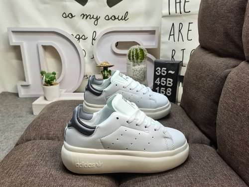 158DAdidas Adidas Originals Stan Smith fiore verde Smith fondo spesso Adidas Originals Stan Smith fi