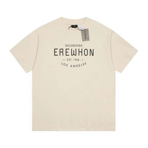 BLCGBalenciaga 24ss EREWHON serie limitata congiunte maniche corte