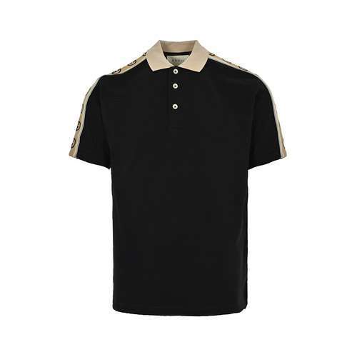 GucciPolo in tessuto riflettente Gucci 24ss maniche corte