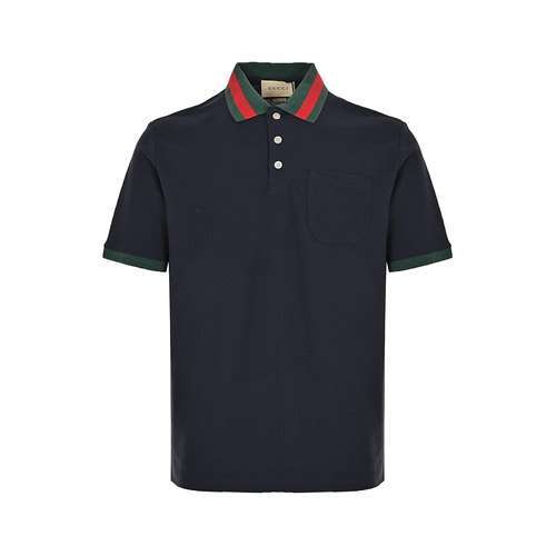 GucciGucci 23ss colletto a righe coloratePolo maniche corte