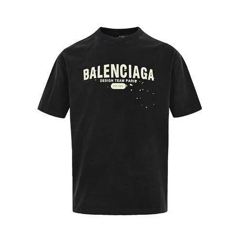 BLCGBalenciaga 23ss 1917 serie maniche corte stampate con lettere