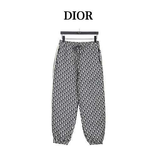 Pantaloni presbiti con stampa CDDior allover