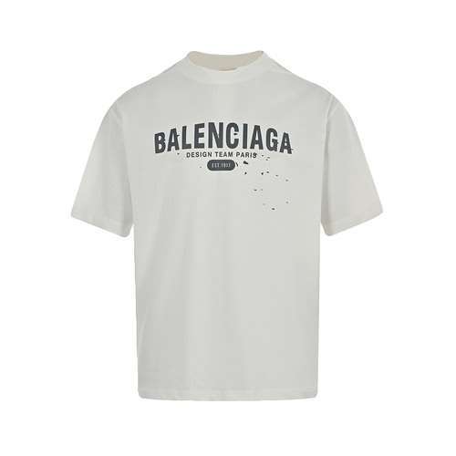 BLCGBalenciaga 23ss 1917 serie maniche corte stampate con lettere