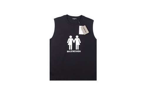 T-shirt a maniche corte con bandiera BLCGBalenciaga PRIDE con doppio ritratto