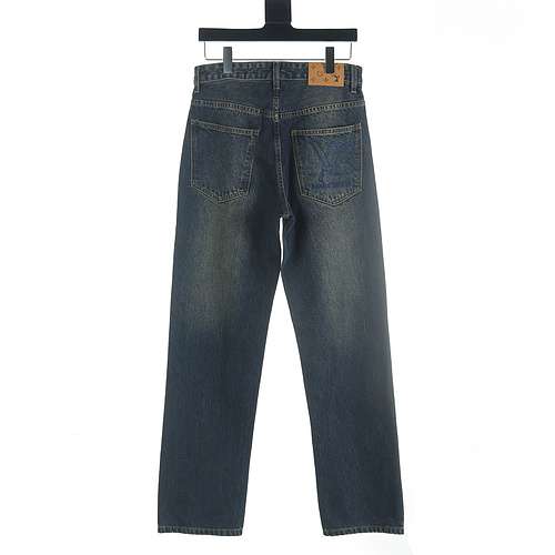 Jeans LV 23Fw con ricamo utensile