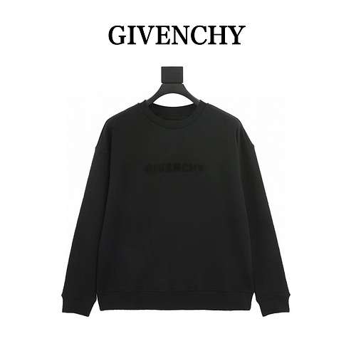 Felpa girocollo Givenchy GVC 23FW con lettere ricamate 4G